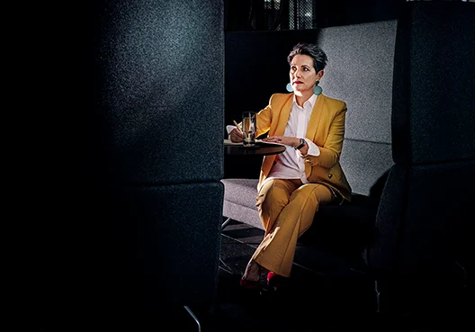 Woman taking notes