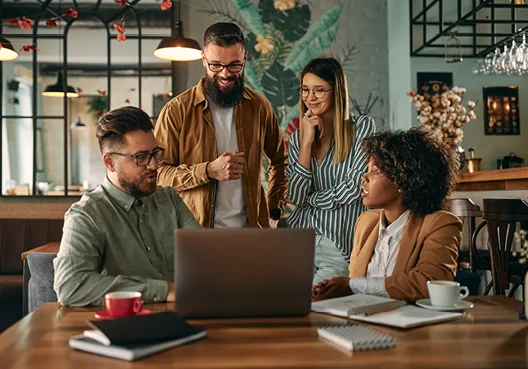 A client discusses post-retirement medical aid options with a corporate consultant. 