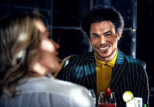 Man smiling at the camera