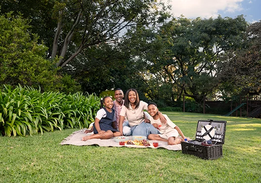 Family Picnic Celebrating New Home and Life Cover.